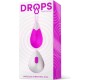 Drops Vibrating Egg Remote Control USB Silicone Purple