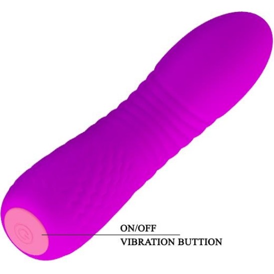 Prettylove Vibe Abner USB Silicone Purple