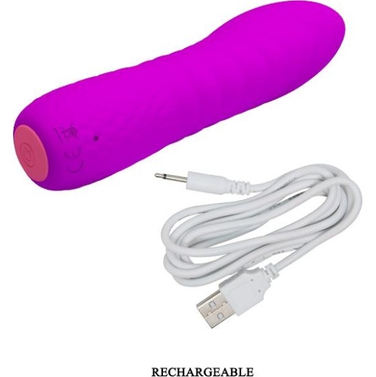 Prettylove Vibe Abner USB Silicone Purple