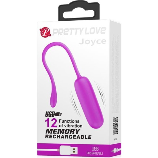 Prettylove Vibrating Egg Joyce Silicone USB