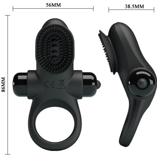 Prettylove Vibrating Ring Vibrating Penis Ring II