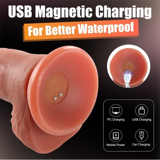 Xise Baird Dildo with Thrusting and Vibratiion 8.07