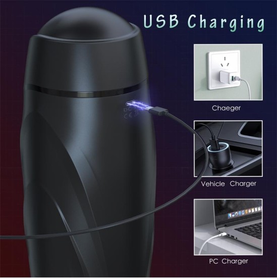 Juicy Lamour Orville Masturbator with Thrusting and Vibration