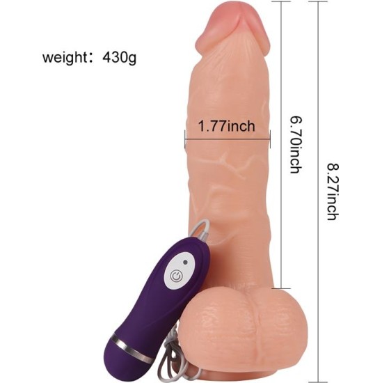 Shequ Realistic Vibe Remote Control Adam 21 cm