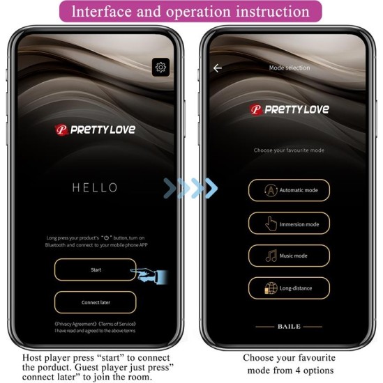 Prettylove Fisherman Vibrating Egg with App