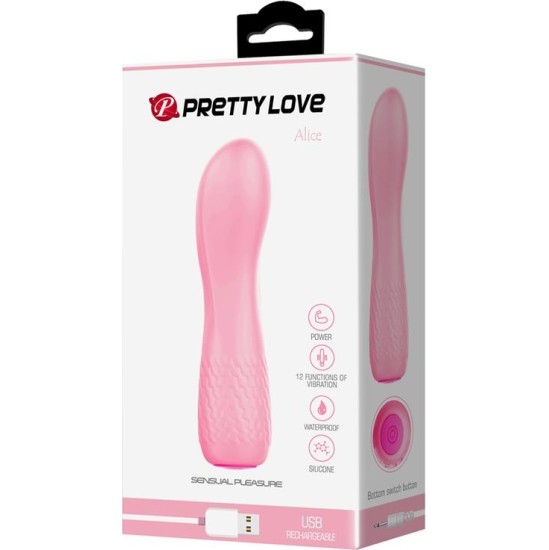 Prettylove Alice Vibe 12 functions Light Pink