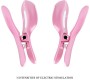 Prettylove Surprise Box Vibrating Egg and Electric Shock Nipple Clamps Pink