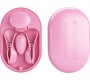 Prettylove Surprise Box Vibrating Egg and Electric Shock Nipple Clamps Pink