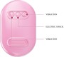 Prettylove Surprise Box Vibrating Egg and Electric Shock Nipple Clamps Pink