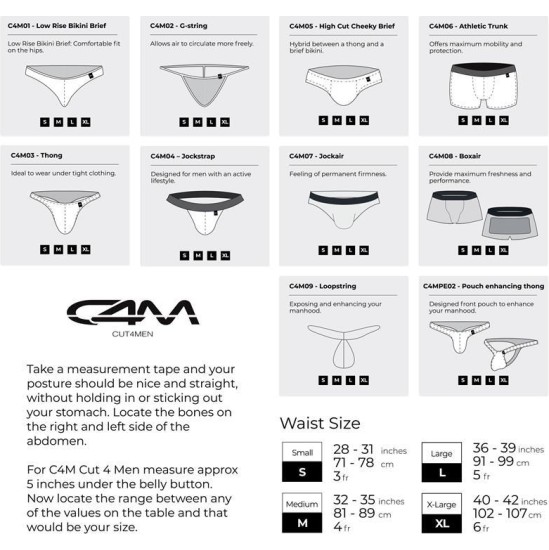 Cut4Men Loopstring Aqua XL