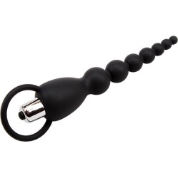 Chisa Anal Chain Elite Power 19.5 cm Silicone Black