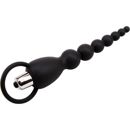 Chisa Anal Chain Elite Power 19.5 cm Silicone Black