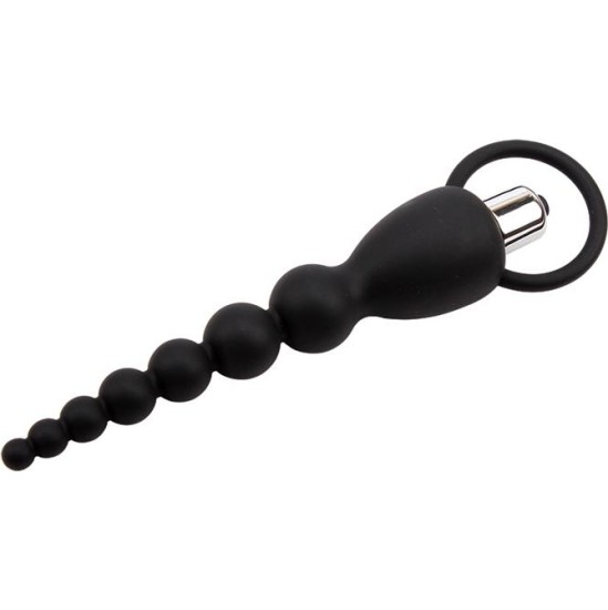 Chisa Anal Chain Elite Power 19.5 cm Silicone Black