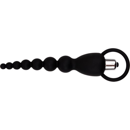 Chisa Anal Chain Elite Power 19.5 cm Silicone Black