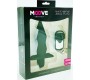 Moove Vibrating Butt Plug with Remote Control Silicone Black