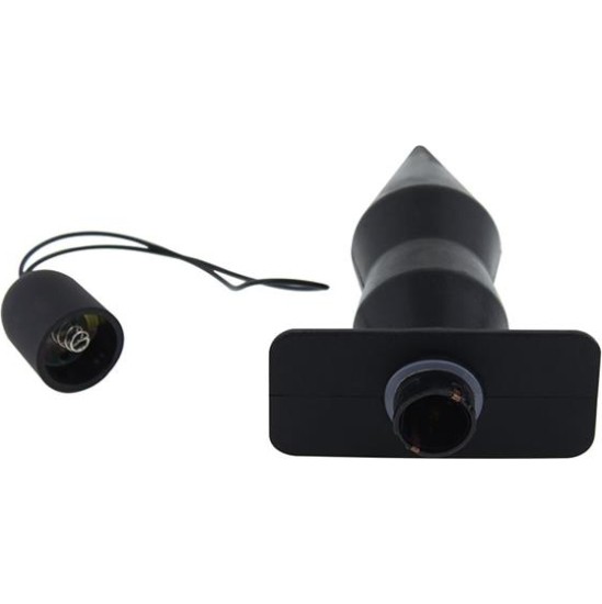 Moove Vibrating Butt Plug with Remote Control Silicone Black