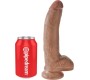 King Cock Reaslitic Dildo with Testicles 9 Tan