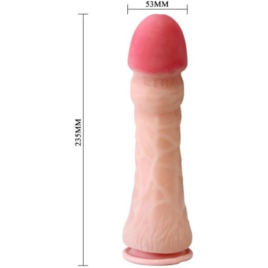 Baile Suction Cup Dildo Flesh 23.5 cm