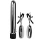 Baile Vibrating Bullet and Nipple Clamps with Vibration Set Turbo