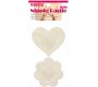 Lovetoy Pack Nipple Covers Flower and Heart Beige