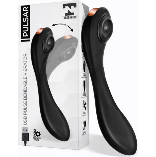 Tardenoche Pulsar Articulated Skeleton Vibrator with Pulsation Silicone USB