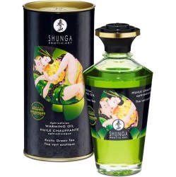 Shunga Aphrodisiac Massage Oil Green Te Aroma