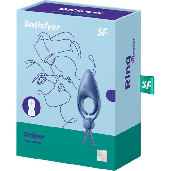 Satisfyer Penis Ring Sniper Blue