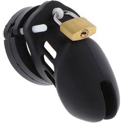 Hidden Desire EXTREME CHASTITY COCK CAGE SILICONE SIZE S BLACK