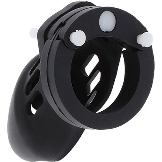 Hidden Desire EXTREME CHASTITY COCK CAGE SILICONE SIZE S BLACK