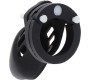 Hidden Desire EXTREME CHASTITY COCK CAGE SILICONE SIZE S BLACK