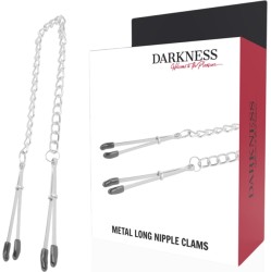 Darkness Sensations DARKNESS - ADJUSTABLE METAL NIPPLE Clamps