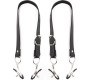 Ohmama Fetish CLITORIS CLAMPS WITH LEG STRAPS