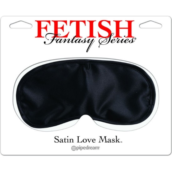 Fetish Fantasy Series SATIN LOVE MASK BLACK