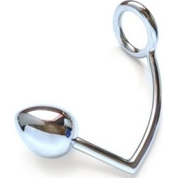 Metal Hard RING WITH ANAL HOOK 50MM