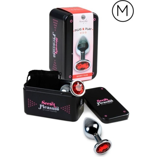 Secretplay Toys SECRETPLAY - ANAL PLUG RED M