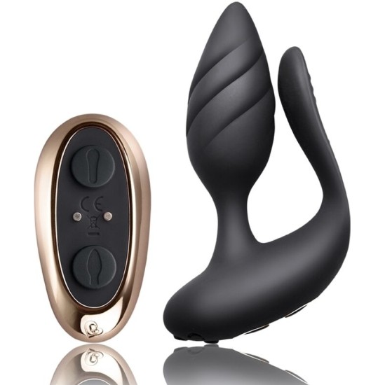 Rocks-Off COCKTAIL PLUG REMOTE CONTROL - BLACK