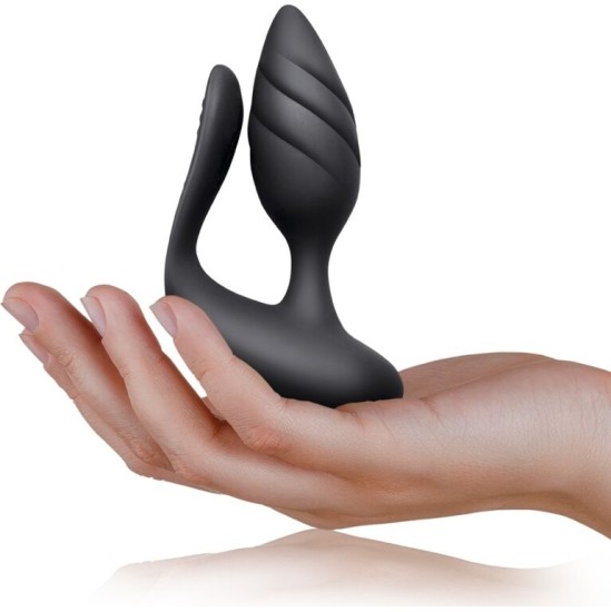 Rocks-Off COCKTAIL PLUG REMOTE CONTROL - BLACK