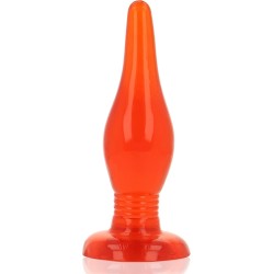 Baile Anal BAILE - RED SOFT TOUCH ANAL PLUG 14.2 CM