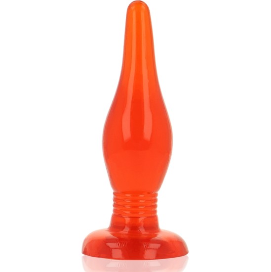 Baile Anal BAILE - RED SOFT TOUCH ANAL PLUG 14.2 CM