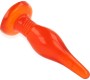Baile Anal BAILE - RED SOFT TOUCH ANAL PLUG 14.2 CM