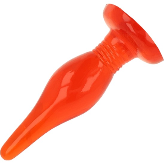 Baile Anal BAILE - RED SOFT TOUCH ANAL PLUG 14.2 CM
