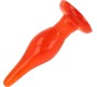Baile Anal BAILE - RED SOFT TOUCH ANAL PLUG 14.2 CM