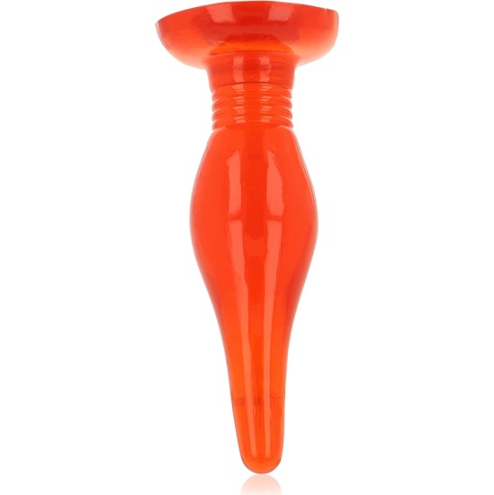 Baile Anal BAILE - RED SOFT TOUCH ANAL PLUG 14.2 CM