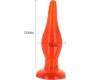 Baile Anal BAILE - RED SOFT TOUCH ANAL PLUG 14.2 CM