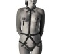 Coquette Accessories COQUETTE CHIC DESIRE - ELASTIC HARNESS SET AND NIPPLE COVERS BLACK