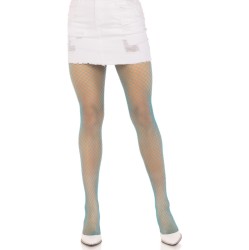 Leg Avenue Hosiery LEG AVENUE - LYCRA FISHNNET PANTYHOSE BLUE