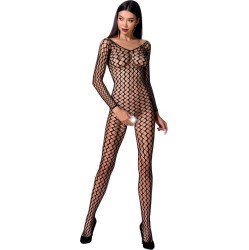 Passion Woman PASSION - WOMAN BS068 BODYSTOCKING BLACK ONE SIZE