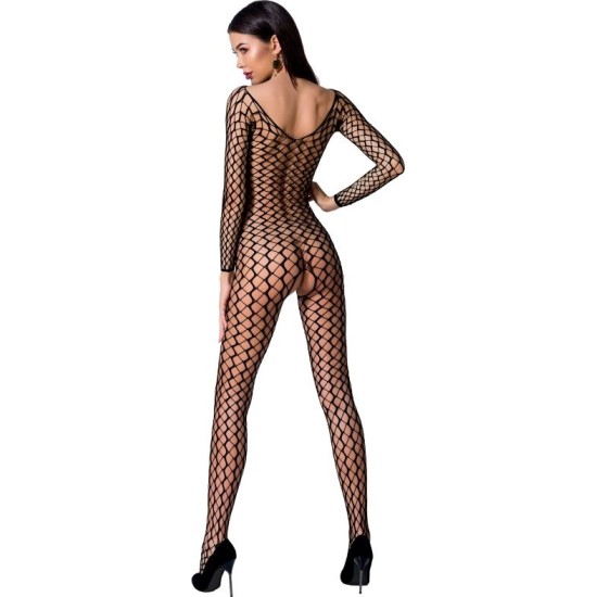 Passion Woman PASSION - WOMAN BS068 BODYSTOCKING BLACK ONE SIZE