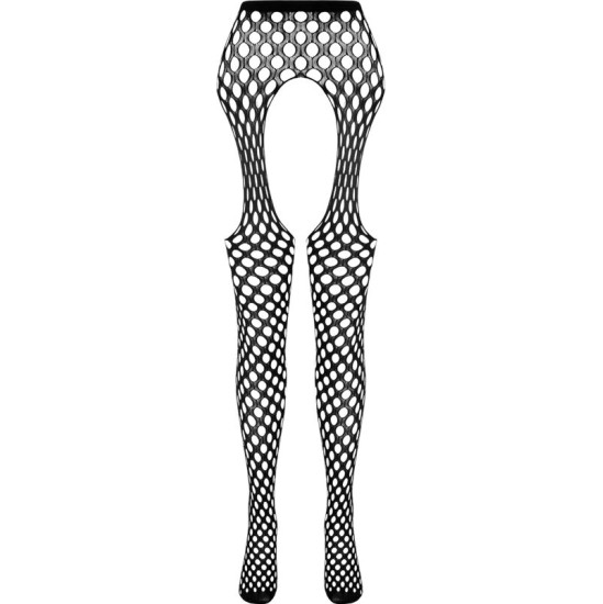 Passion Woman Garter & Stock PASSION - ECO COLLECTION BODYSTOCKING ECO S003 WHITE
