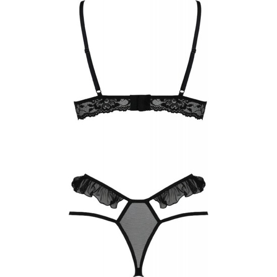 Passion Woman Sets PASSION - DOLLY SET TWO PIECES BLACK S/M